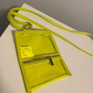 **SMALL LIME CLEAR BAG**